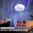Axyaa Moon Star Bluetooth Speaker Night Light for Children's Bedroom