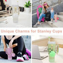 Axyaa Cup Set: Strap, Boot, Straw Cover, Charms for 40oz, 30oz Tumbler