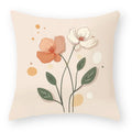 Axyaa Flower Print Sofa Pillow Cover for Decor, Car Seat, and Cute Decor Display