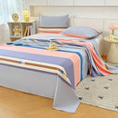 Axyaa Cotton Thickened Old Coarse Cloth Bed Sheet Set - Single Piece