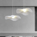 Axyaa Nordic Lotus Pendant Lamp: Elegant Art LED Lighting for Home Living Room & Bedroom