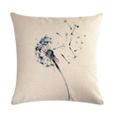 Axyaa Linen Pillowcase: Soft Printed Cover for Sofa, Car, or Home Décor