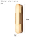 Axyaa Marble LED Wall Light in Copper Finish for Bedroom, Stair, Aisle, Dining Room & Parlor