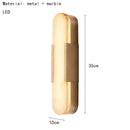 Axyaa Marble LED Wall Light Copper Finish Bedroom Stair Aisle Sconce Lighting