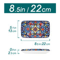 Axyaa 6/12-Piece Porcelain Rectangular Serving Plate Set for 6 People