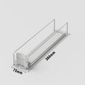 Axyaa Beverage Spring Pusher Organizer for Fridge, Automatic Drink Dispenser Shelf