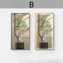 Axyaa Green Plant Wall Lamp: High-End Living Room Décor & Hallway Ornament