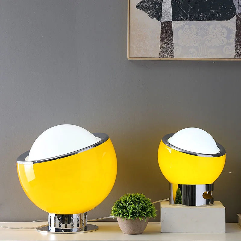 Axya Bauhaus Planet Table Lamp in Various Colors, 85-265V Creative Desk Light for Home