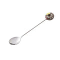 Axyaa Stainless Steel Donut Dessert Spoon and Fork Set
