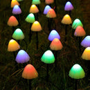 Axyaa Solar Mushroom Lights: Outdoor Waterproof Decor for Lawn, Garden, Patio, Holiday