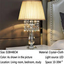 Axyaa Crystal Table Lamp for Luxurious Living Room, Bedroom & Study