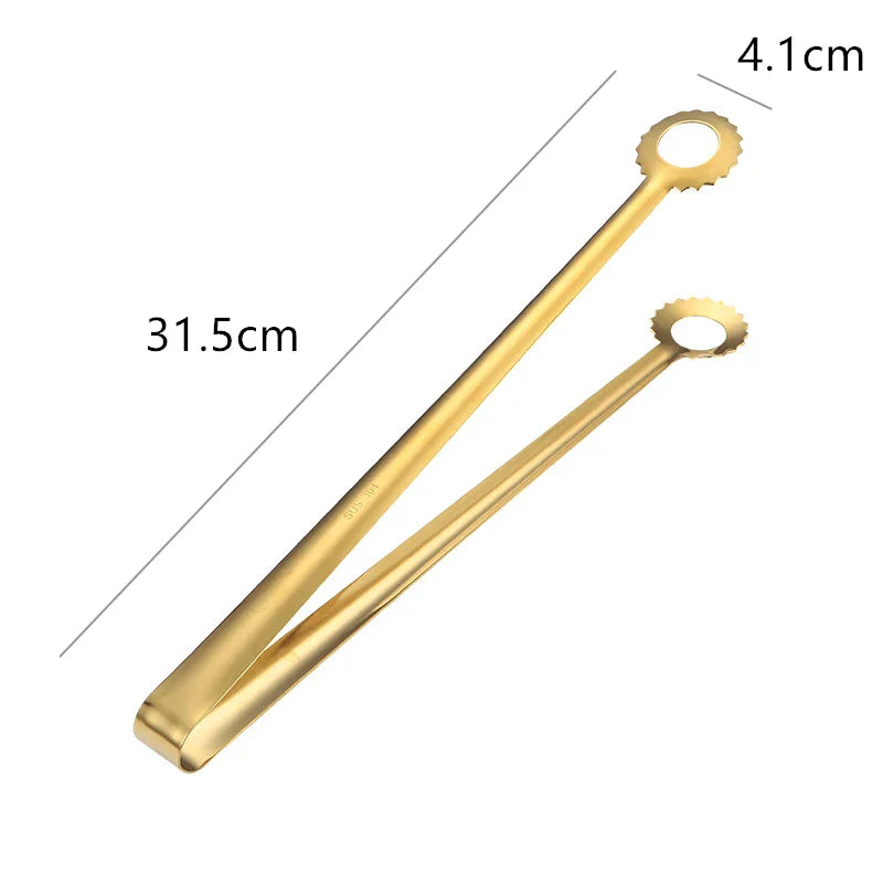 Axyaa Stainless Steel Food Tongs - Kitchen Cooking Utensil