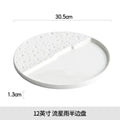 Axyaa Ceramic Decorative Dinner Plates Set for Kitchen Dining Home