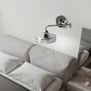 Axyaa Adjustable Arm Glass Wall Lamp LED Light