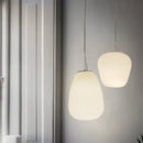 Axyaa Nordic Cocoon Glass Pendant Lamp for Living Room Loft & Restaurant