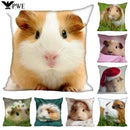Axyaa Hamster Pattern Pillowcase Set for Home Decor 45*45cm