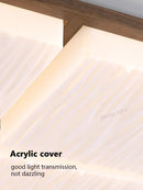 Axyaa Walnut Ceiling Light - French Retro Design for Living Room, Bedroom, Dining Room