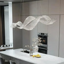 Axyaa Crystal Pendant Lamp: Elegant Luxury Dining Chandelier