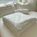 Axyaa Lace Summer Cooling Duvet with Soybean Fiber Cover