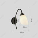 Axyaa LED Glass Wall Lampshade for Bedroom Living Room Hallway Staircase Lighting