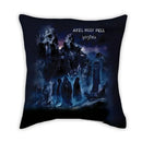 Axyaa Printed Polyester Throw Pillow Cover Square Zipper Pillow Cases