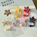 Axyaa Star Cap: Cute Silicone Straw Cover for Stanley Tumbler Cup