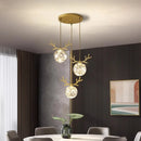 Axyaa Modern Dining Room LED Chandelier Pendant Ceiling Light Fixture