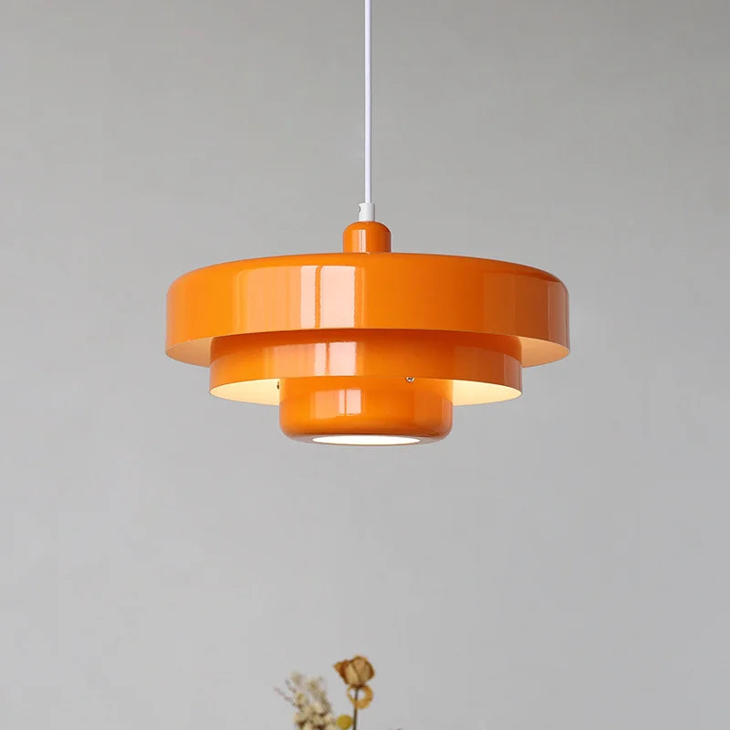 Axya Vintage Equator Pendant Light Danish Orange Lamp Retro Decor for Home and Business