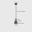 Axyaa Modern LED Pendant Lamp, 6 Colors, 4W, for Bedroom, Living Room, Balcony