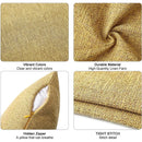 Axyaa Linen Tassel Throw Pillow Covers - Boho Farmhouse Home Decor