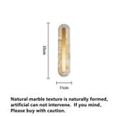 Axyaa Marble LED Wall Lamp - Dimmable Luxury Lighting for Corridor Decor