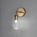 Axyaa Glass Wall Lamp: Modern Nordic Style Bedroom Living Room Kitchen LED Light