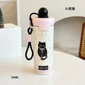 Axyaa Cartoon Stainless Steel Thermos Cup, Large Capacity Coffee Cup for Gifting