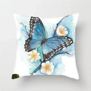 Axyaa Floral Butterfly Pillowcase for Home Decor and Events