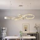 Axyaa Crystal Chandelier, Dining Room Pendant Light, Luxury Ceiling Lamp, Indoor Lighting