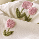 Axyaa Full Size Washed Cotton Duvet Cover Set with Sheets & Pillowcases
