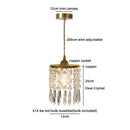Axyaa Crystal Chandelier LED Pendant Light for Elegant Home Decor