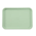 Axyaa Green Plastic Food Tray for Kitchen and Hotel Dessert Serving