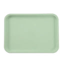 Axyaa Green Plastic Food Tray for Kitchen and Hotel Dessert Serving
