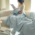 Axyaa Single Size Plaid Cotton Blanket for Home Decor and Sofa, 200x230 Bedspread