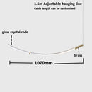Axyaa Modern Crystal Chandelier for Loft Stairs Living Room Kitchen Island