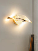 Axyaa LED Wall Sconce: Modern Design, Lustre Interior Lights, Gold/Black, Bedroom Mood Light