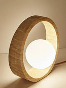 Axyaa Natural Yellow Cave Stone LED Floor Lamp for Indoor Decor Lighting