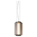 Axyaa Smoke Gray Glass Pendant Light - Nordic Design LED Hanging Lamp