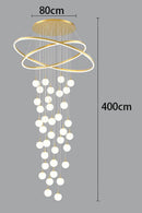 Axyaa Modern LED Pendant Chandeliers for Home Staircase Decor