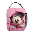 Axyaa Mickey Mouse Insulated Lunch Bag - Portable Thermal Food Container