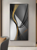 Axyaa Minimalist Lines Art LED Wall Lamp for Bedroom, Study, Living Room