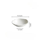 Axyaa White Ceramic Soup Noodle Bowl for Hotel Restaurant High-end Tableware Salad