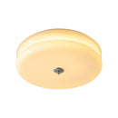 Axya Cream Glass Ceiling Light: French Retro Nordic Simple Vintage Bedroom Lamp