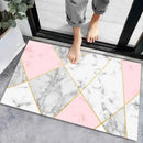 Axyaa Geometric Print Non-Slip Kitchen Rug: Bohemian Ethnic Style, Modern Design